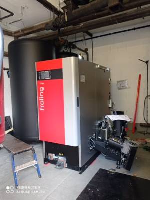 Hackgutkessel 130 kW