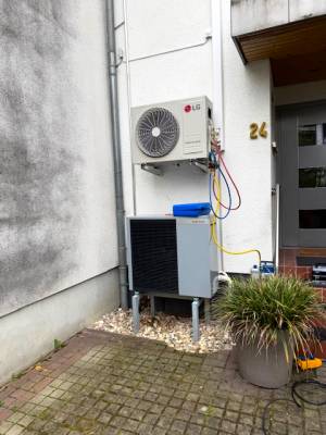 Wärmepumpe und Inbetriebnahme einer Klimaanlage